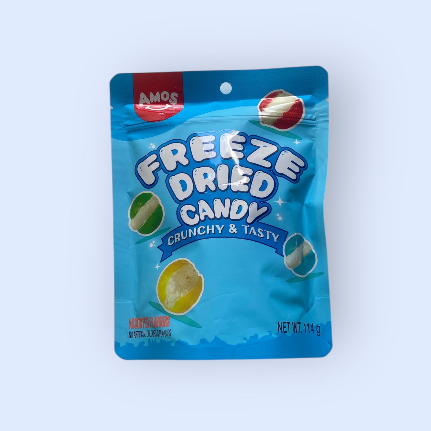Freeze dried candy bag