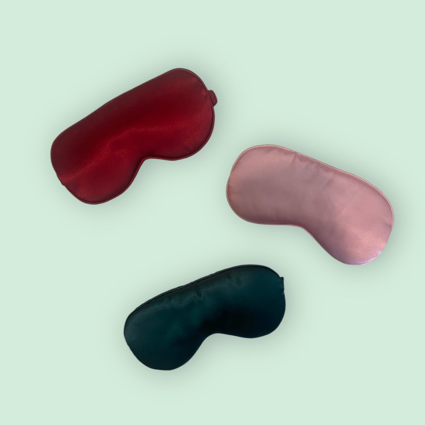 Various colours of our eye masks.