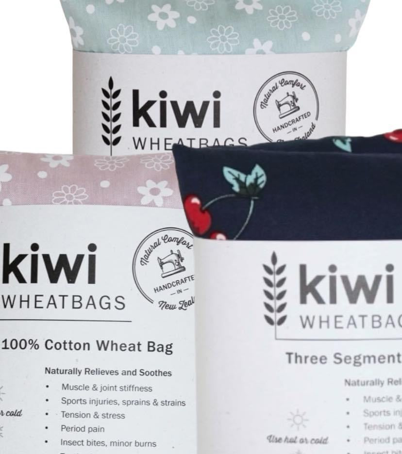 Kiwi Wheatbags designs that we choose from when we pack the order.