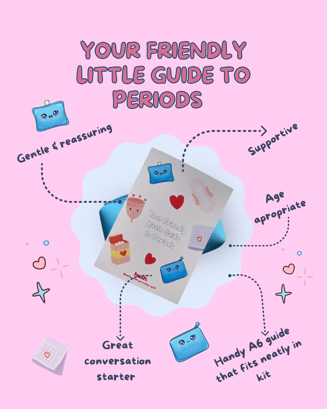 Hush Period Kit - Candy Candy Blue